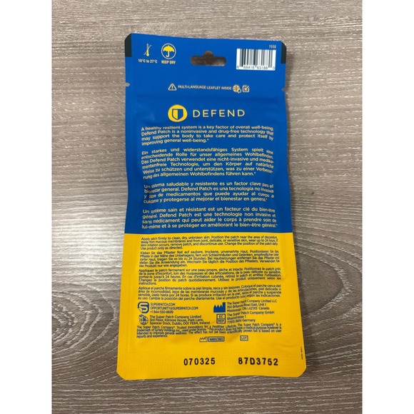 The Super Patch Company Defend Super Patch 28 Count Drug-Free Wellness Patches - Picture 2 of 2